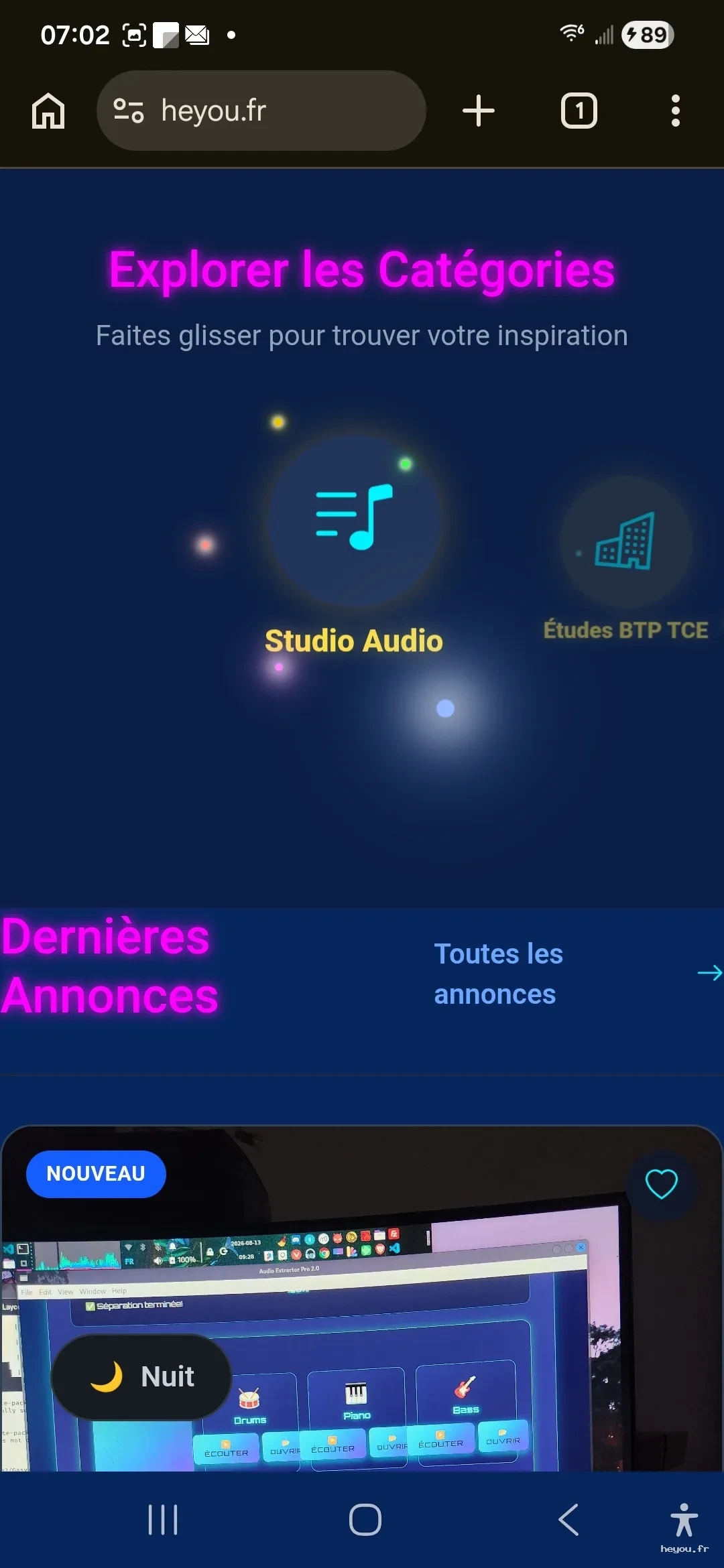 Extracteur audio